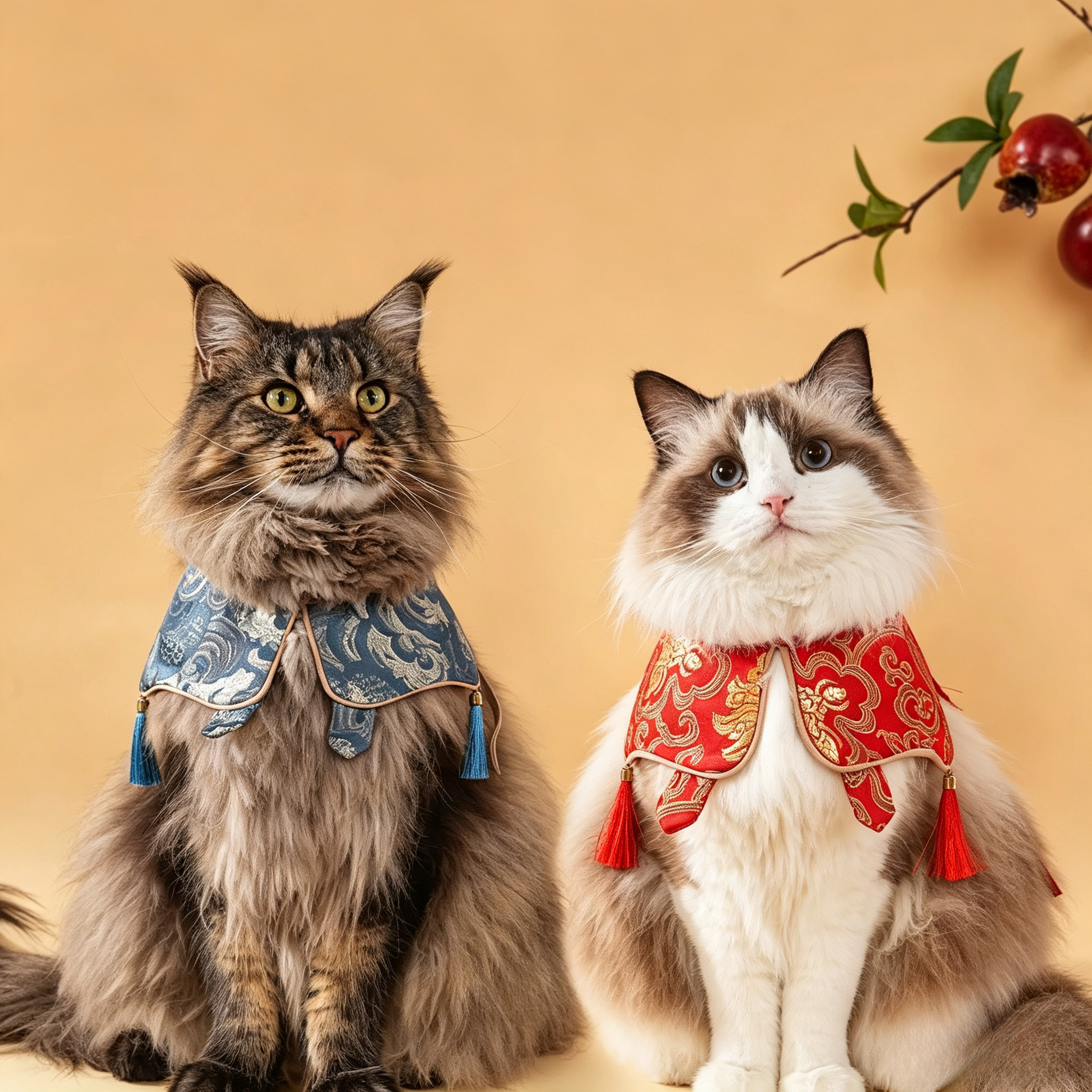 Traditional Festive Pet Neckwear Collar