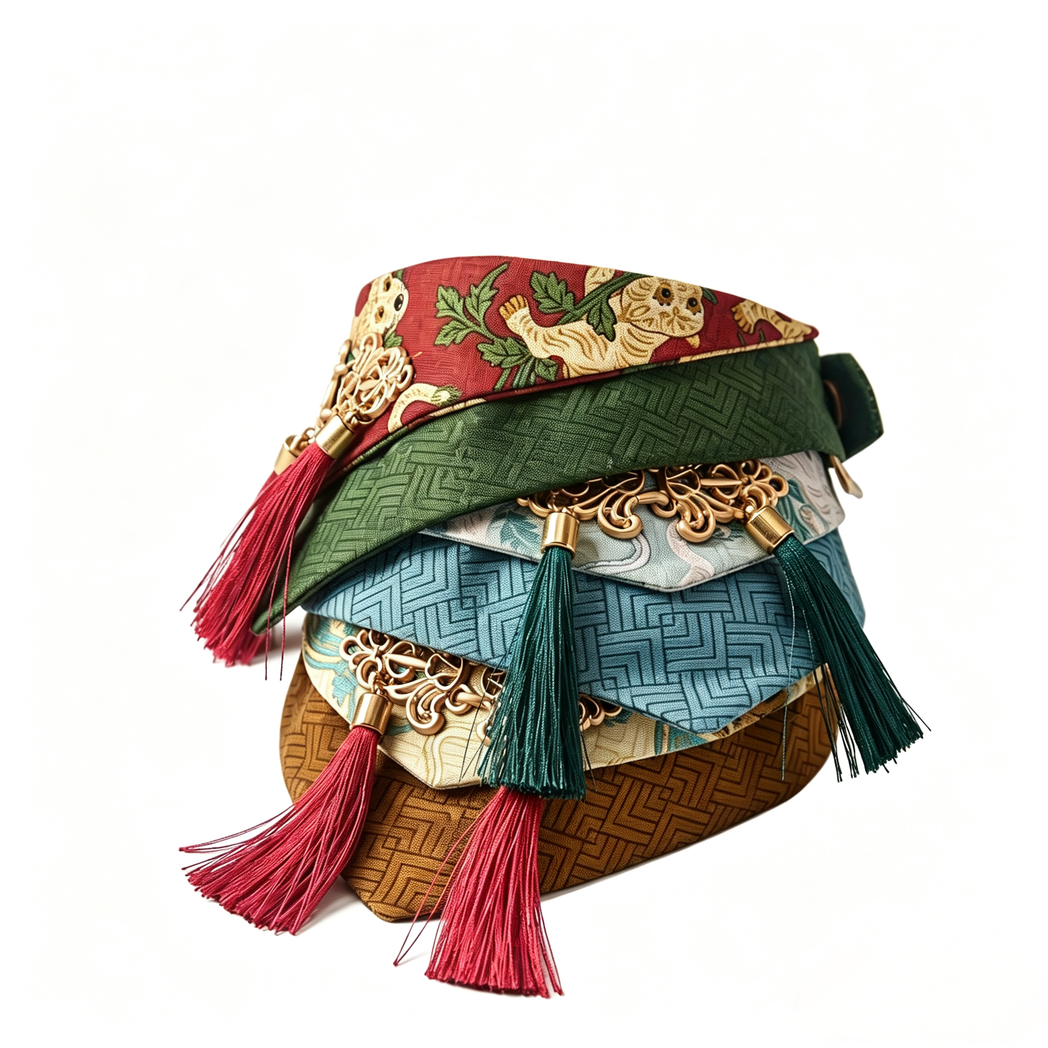 New Chinese Style Pet Triangle Bandana | Cotton Cat & Dog Neckwear