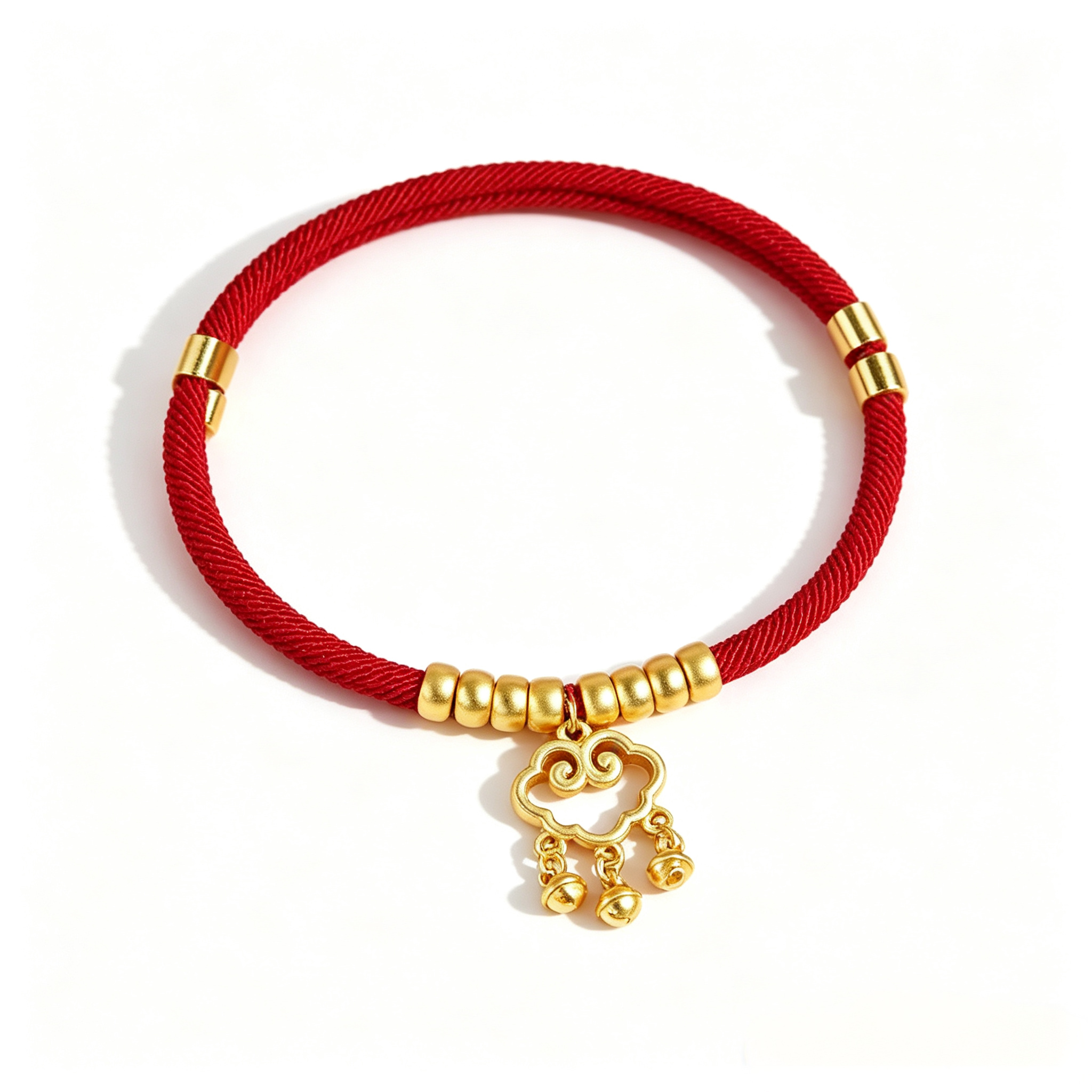 Lucky Gold Lock Pet Collar - Protection & Safety Charm