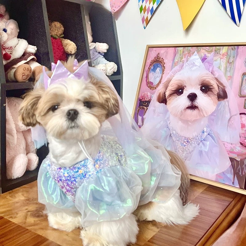 Custom Pet Artwork From Photo - Hand-Painted Oil Painting Wall Decor